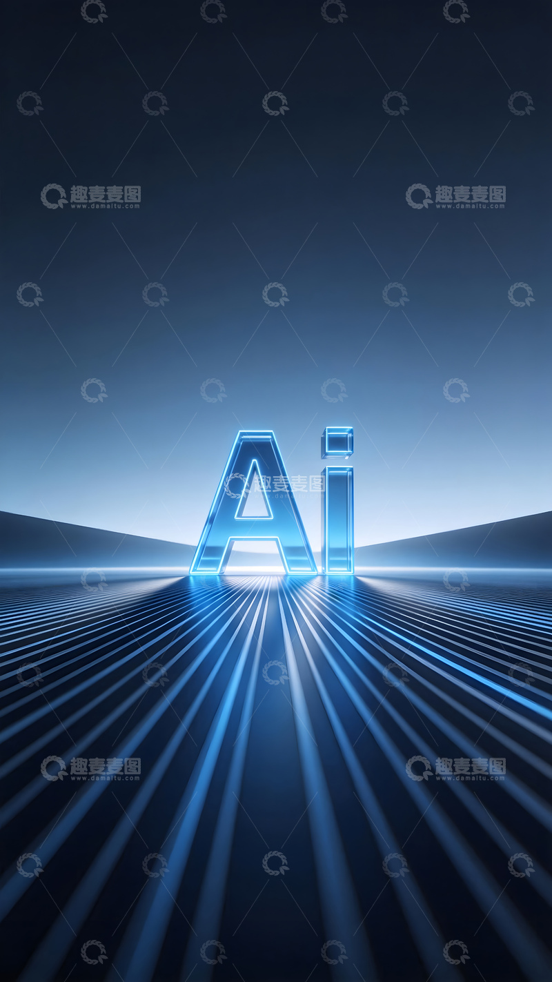 高清大图下载【趣麦麦图】未来科技AI视觉特效