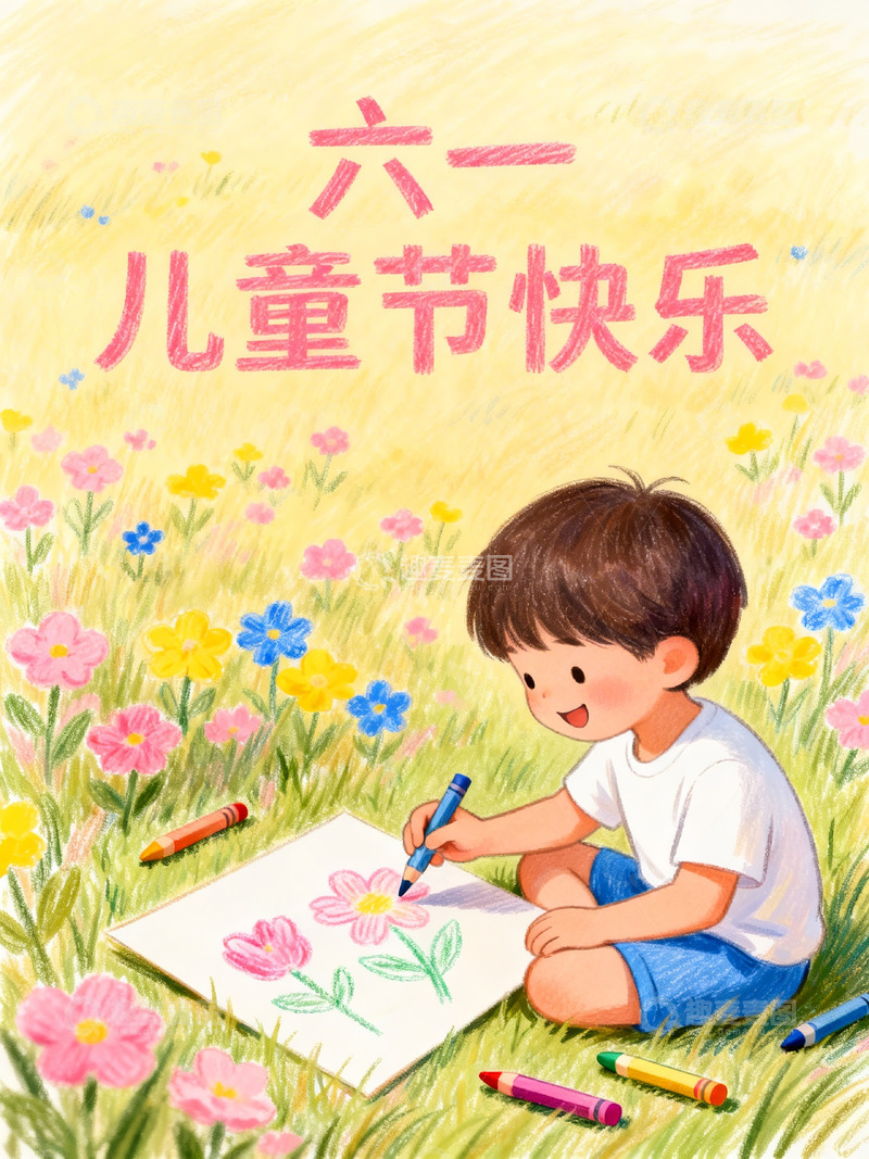高清大图下载【趣麦麦图】六一儿童节插画2
