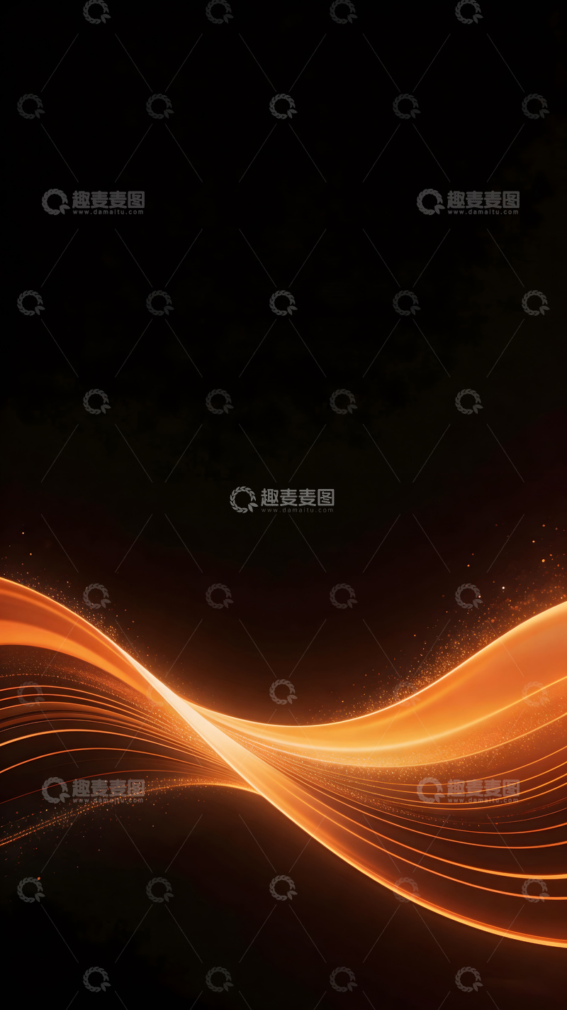 高清大图下载【趣麦麦图】炫光流动光效背景