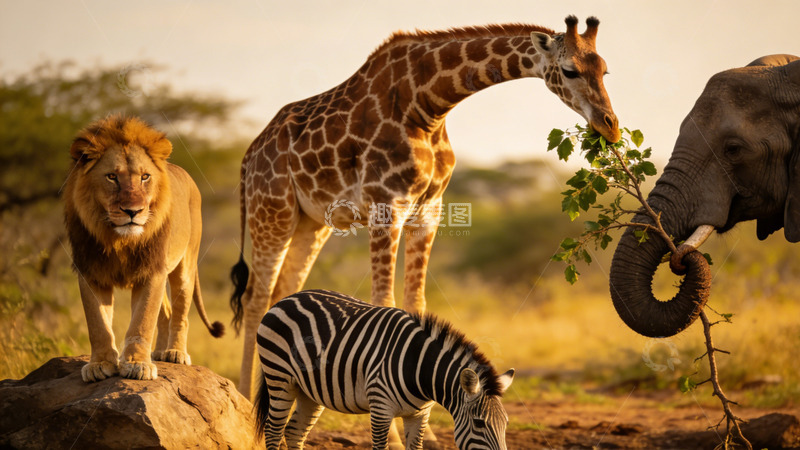 高清大图下载【趣麦麦图】非洲野生动物摄影合集