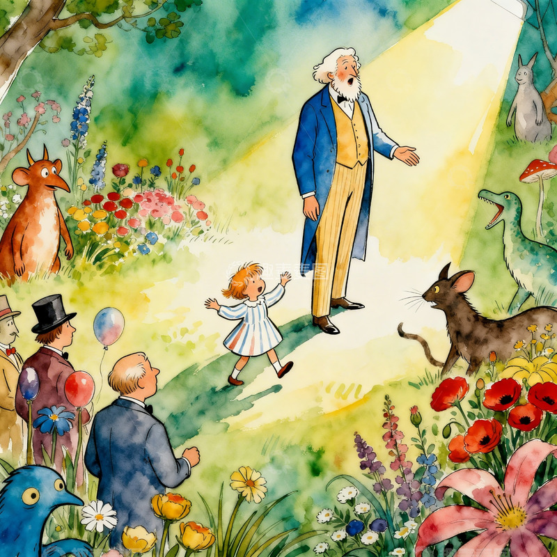 高清大图下载【趣麦麦图】搞怪治愈系插画7