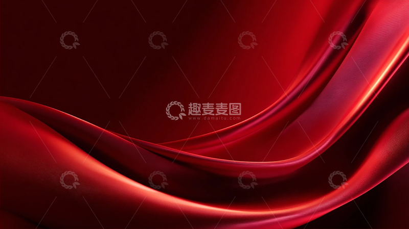 高清大图下载【趣麦麦图】红色丝绸的梦境之舞