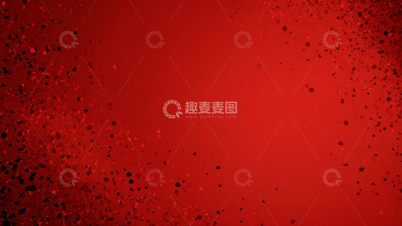 高清大图下载【趣麦麦图】红色炫光中的无限奥秘