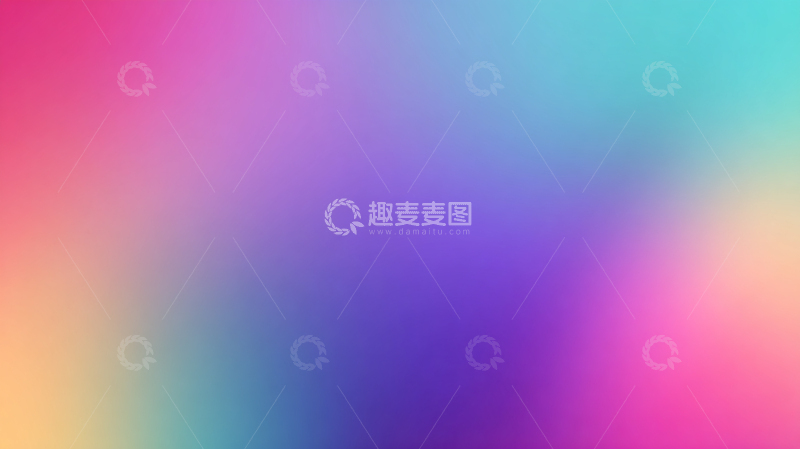 高清大图下载【趣麦麦图】彩虹色梦境的奇幻旅程