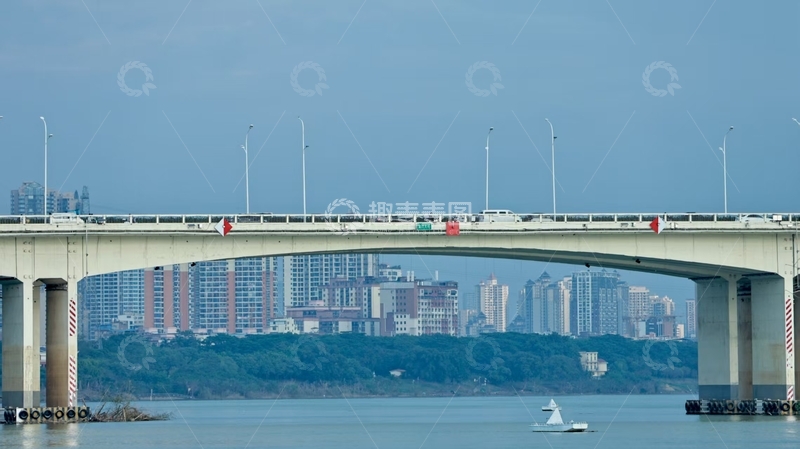 高清大图下载【趣麦麦图】城市桥梁风光摄影