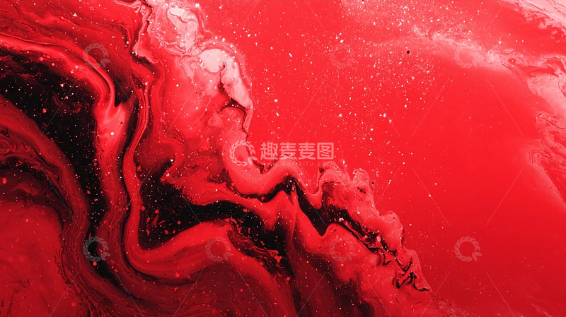 高清大图下载【趣麦麦图】红色宇宙的深邃梦境