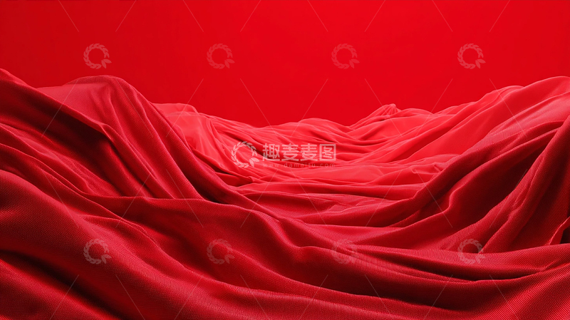 高清大图下载【趣麦麦图】红色丝绸的梦境之旅