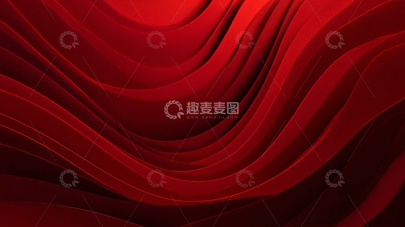 高清大图下载【趣麦麦图】红色梦境的层叠奇观