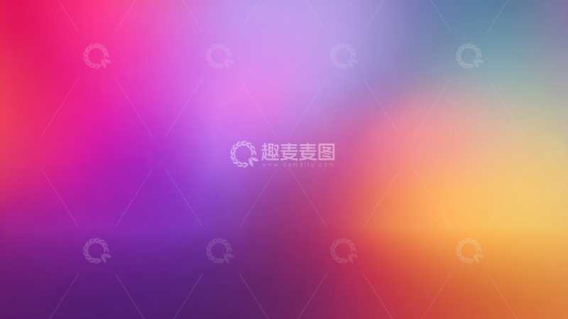 高清大图下载【趣麦麦图】彩虹色的梦境世界