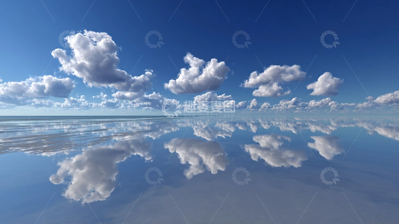 高清大图下载【趣麦麦图】极致蓝天云海奇观