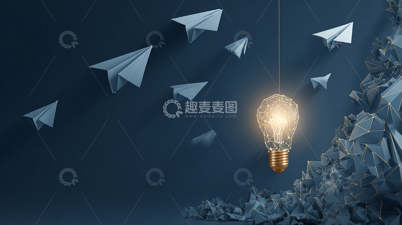 高清大图下载【趣麦麦图】智慧之光在未来闪耀