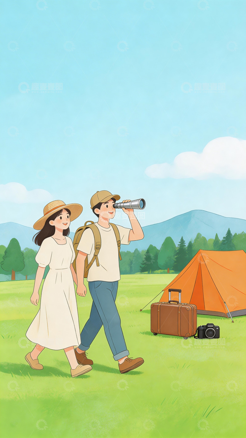 高清大图下载【趣麦麦图】春季旅游踏青聚餐7