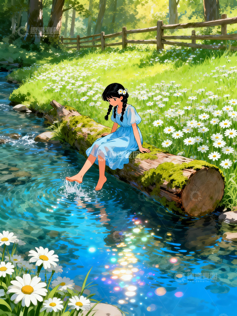 高清大图下载【趣麦麦图】森林童话世界插画5