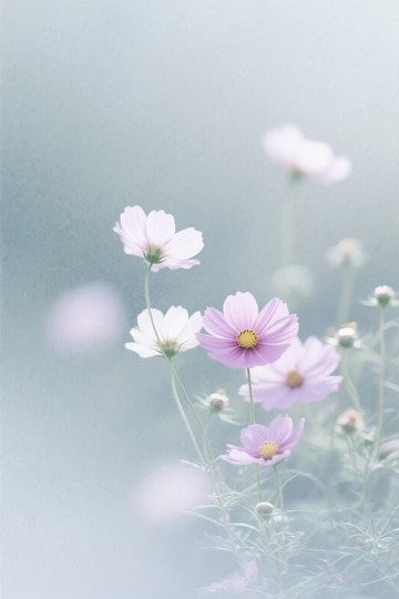 格桑花朦胧感