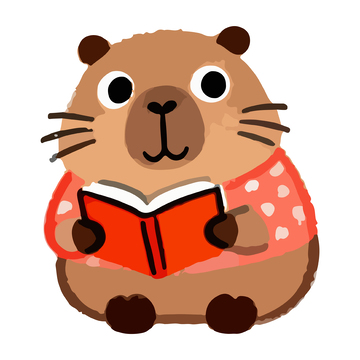 卡通河狸阅读绘本