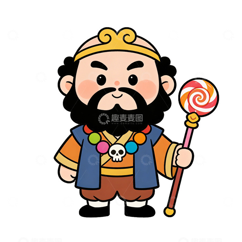 高清大图下载【趣麦麦图】卡通风格西游记角色形象设计素材