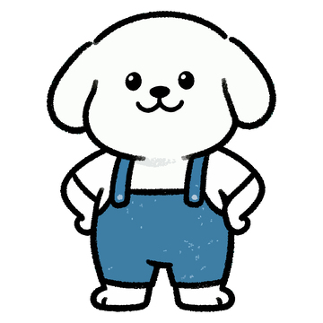 卡通小狗插画简笔画