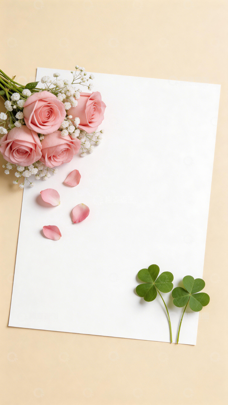 高清大图下载【趣麦麦图】清新花卉背景设计素材