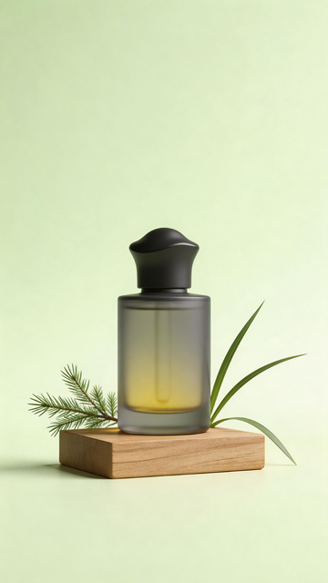 简约玻璃瓶绿植装饰摄影