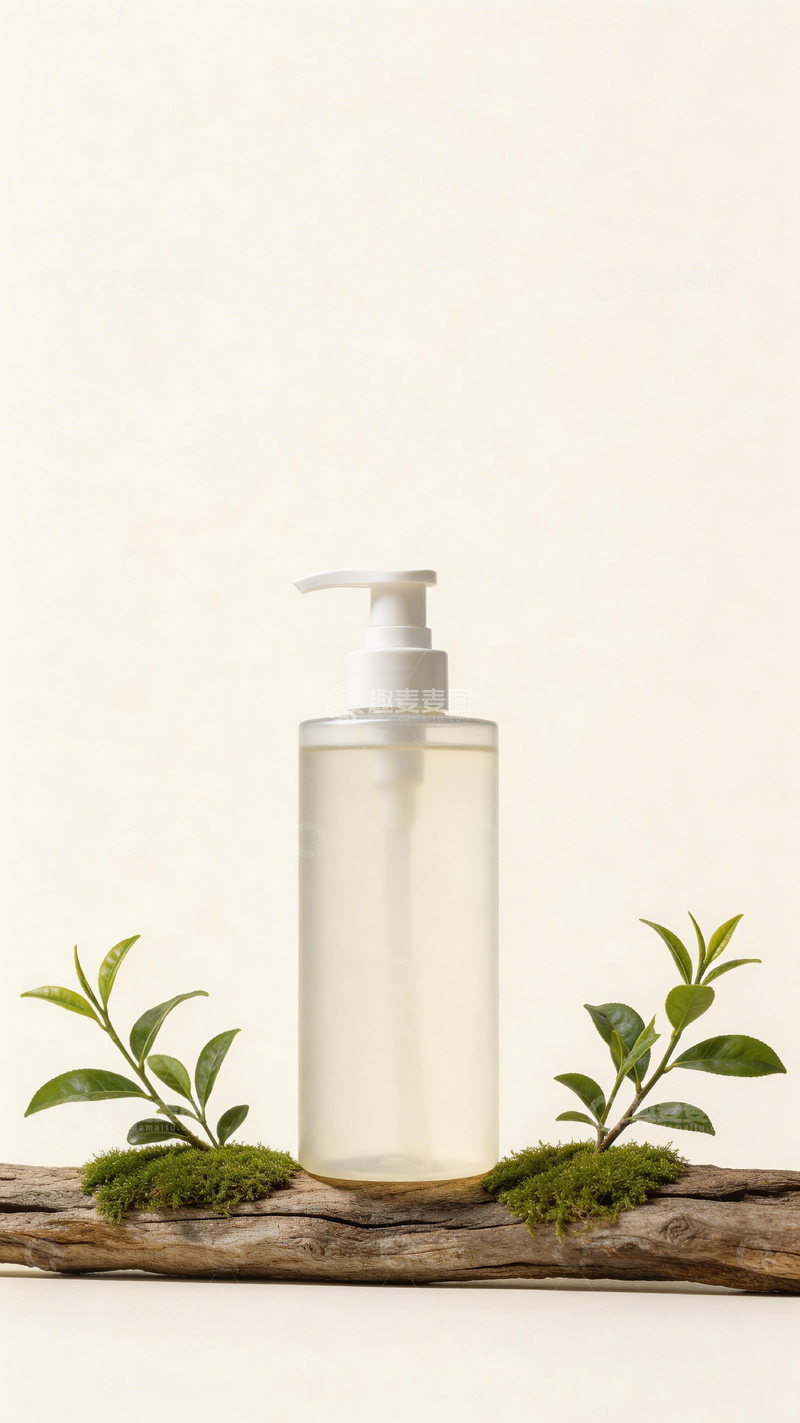 高清大图下载【趣麦麦图】自然清新护肤品展示