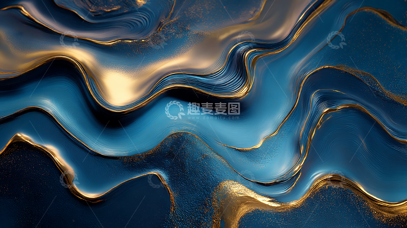 高清大图下载【趣麦麦图】银河深渊的金色涟漪