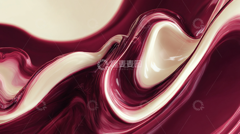 高清大图下载【趣麦麦图】流动的色彩盛宴，液态艺术的极致表现
