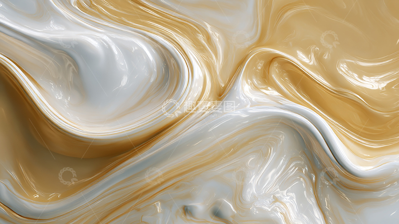 高清大图下载【趣麦麦图】流光溢彩的金色奇幻世界