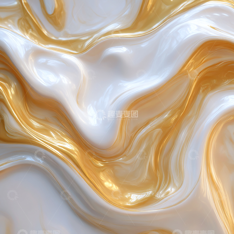 高清大图下载【趣麦麦图】流光溢彩的黄金瀑布