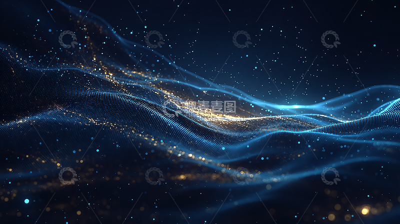高清大图下载【趣麦麦图】星际流光幻境 梦境般的虚拟波澜
