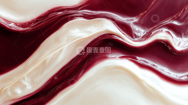 高清大图下载【趣麦麦图】绚丽色彩交织的奇幻流光