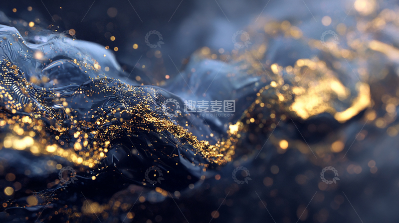 高清大图下载【趣麦麦图】星辰点缀的深海奇观