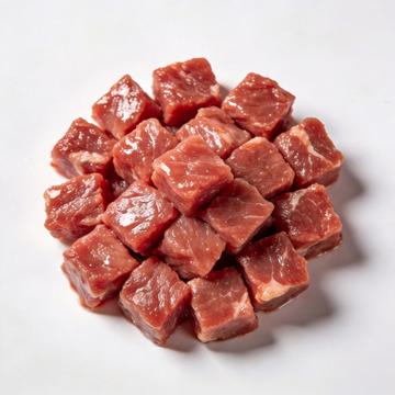 切粒鲜肉商品摄影2