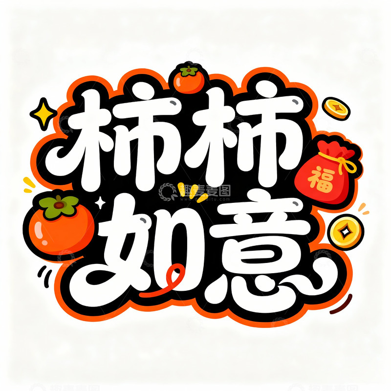 高清大图下载【趣麦麦图】创意手绘字体设计