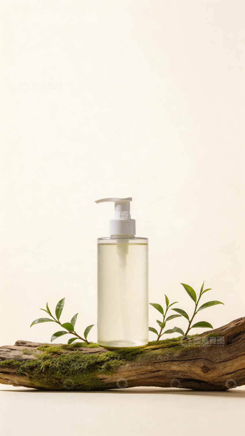 高清大图下载【趣麦麦图】自然风护肤品展示