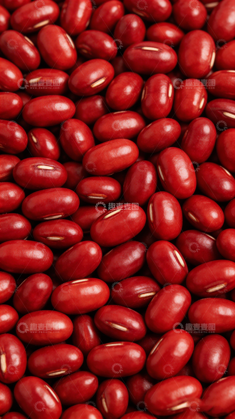 高清大图下载【趣麦麦图】红色豆类特写摄影图片