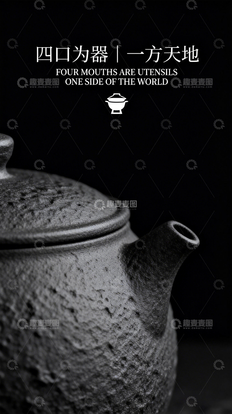 高清大图下载【趣麦麦图】陶瓷茶壶艺术摄影