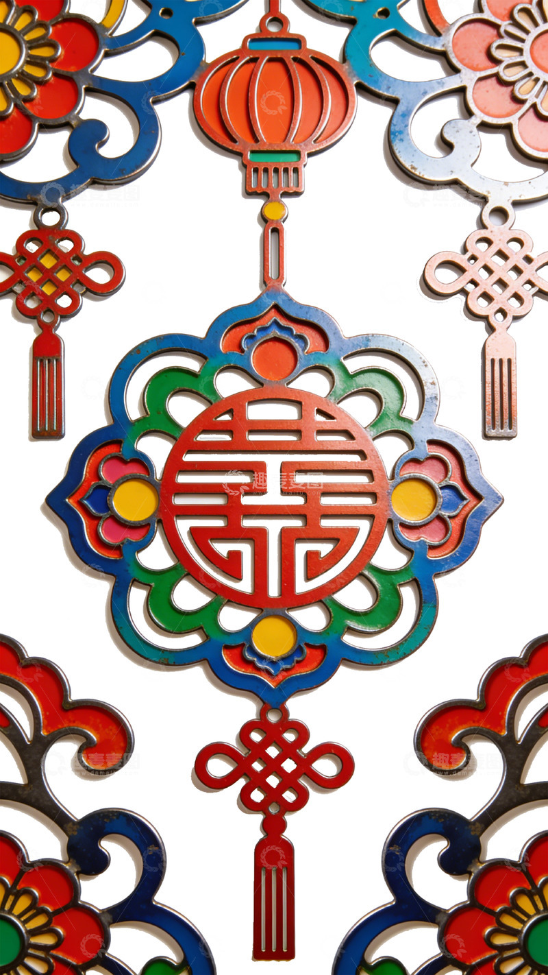 高清大图下载【趣麦麦图】喜庆中国风挂饰装饰画