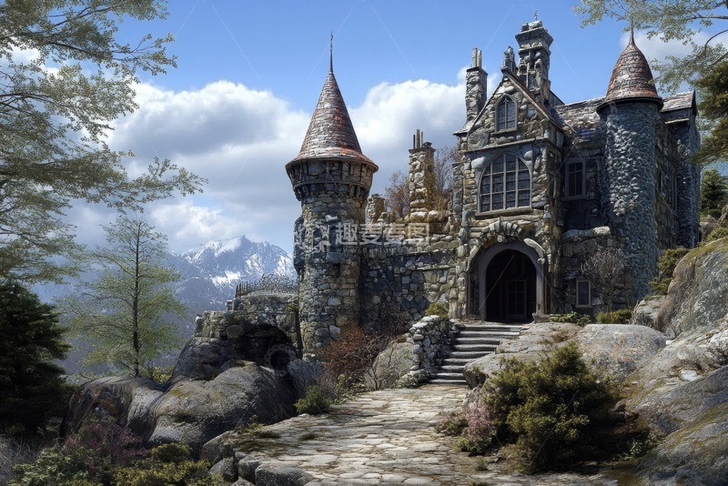 高清大图下载【趣麦麦图】石堡建筑城堡摄影