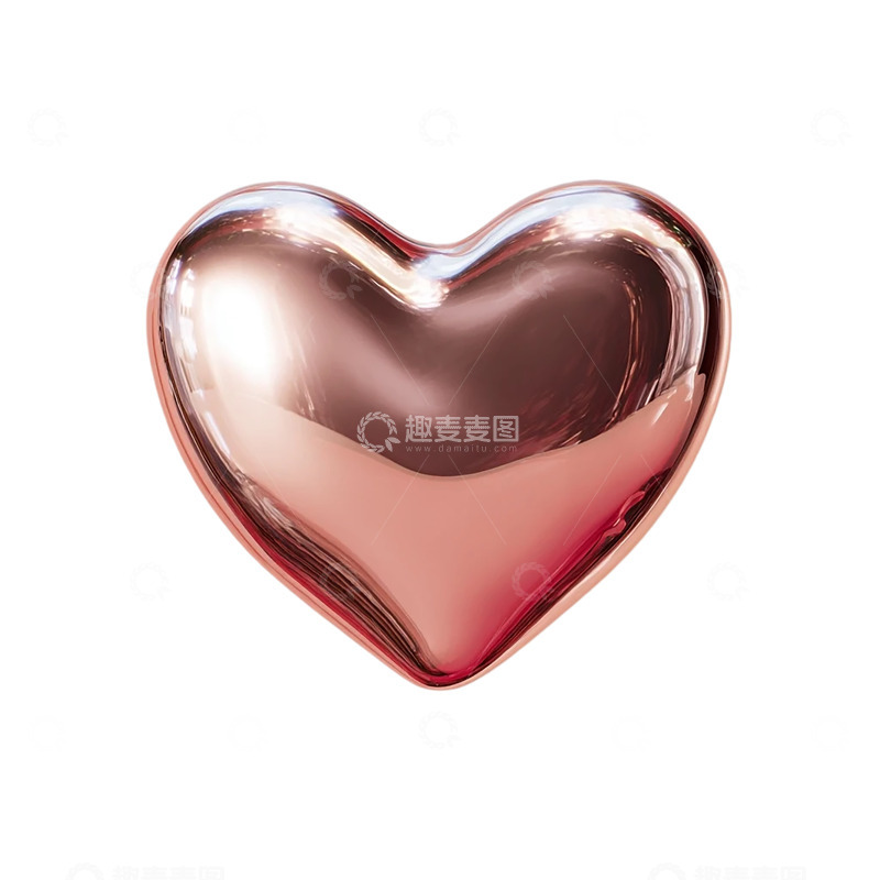 高清大图下载【趣麦麦图】镜面心形的晶莹光影奇迹