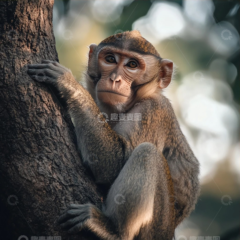高清大图下载【趣麦麦图】树中潜行的奇异生灵