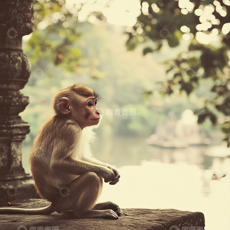 高清大图下载【趣麦麦图】静谧水边孤独的灵魂