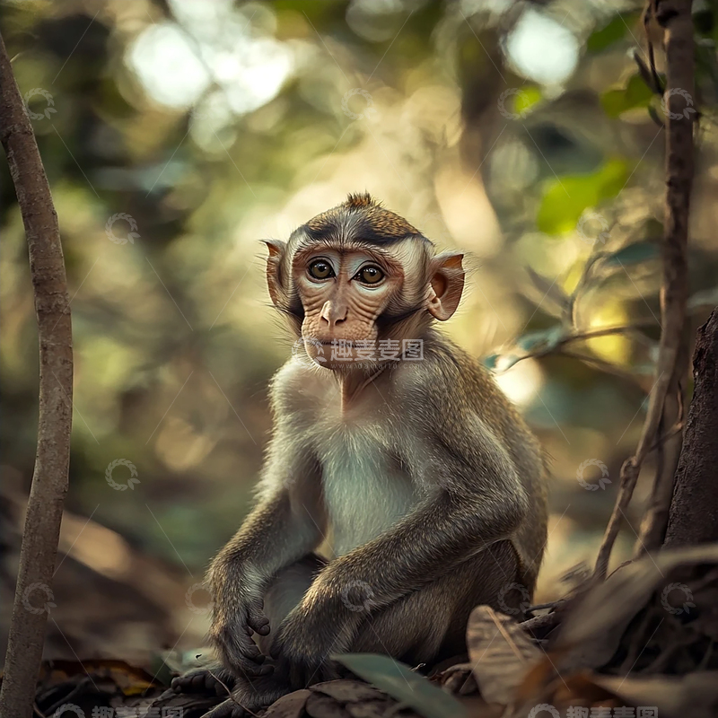 高清大图下载【趣麦麦图】森林深处的孤独灵魂