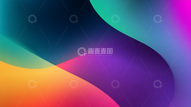 高清大图下载【趣麦麦图】彩色梦境的抽象奇观