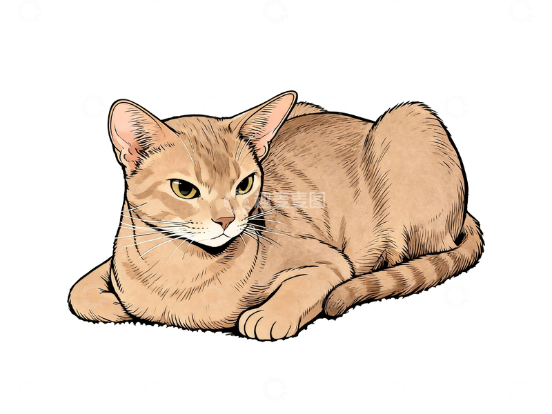 源文件下载【趣麦麦图】阿比西尼亚猫1