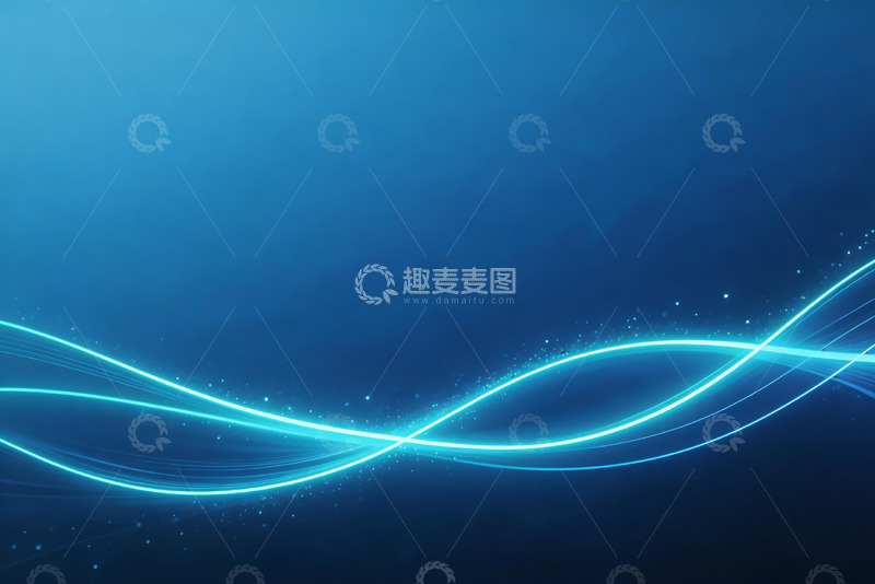 高清大图下载【趣麦麦图】未来科技感kv横版背景4