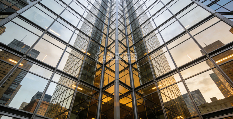 高清大图下载【趣麦麦图】现代玻璃幕墙建筑城市风光摄影