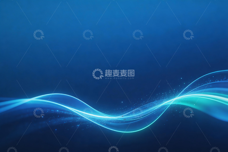 高清大图下载【趣麦麦图】未来科技感kv横版背景3