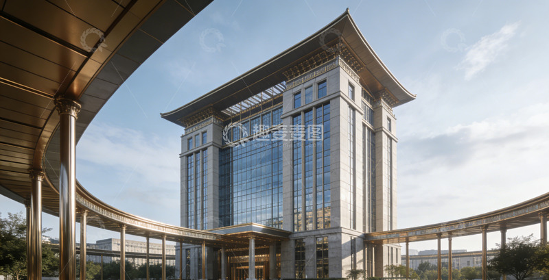 高清大图下载【趣麦麦图】现代建筑外观效果图