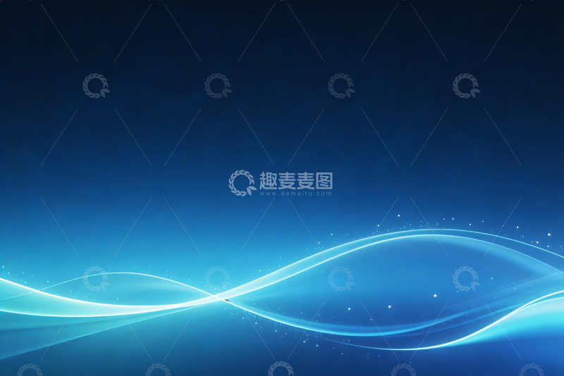 高清大图下载【趣麦麦图】未来科技感kv横版背景1