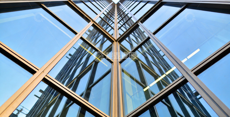 高清大图下载【趣麦麦图】现代建筑玻璃幕墙摄影